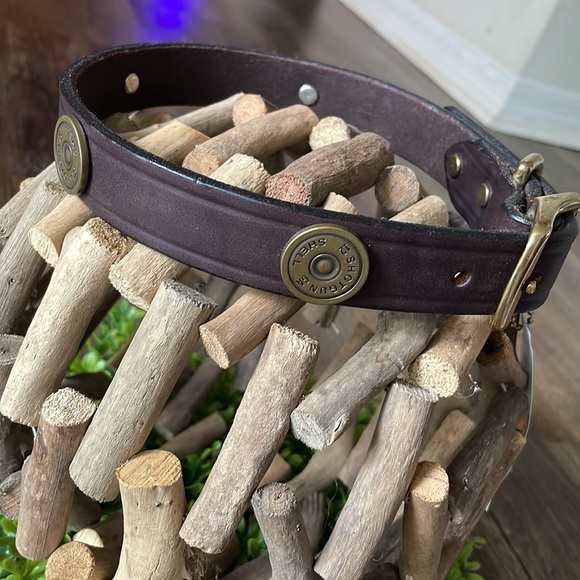 OmniPet Signature Leather Shotgun Shell Collar - Picture 4 of 10